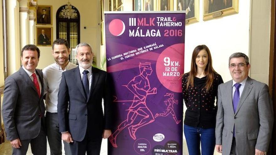 Presentación de la prueba en el Ayuntamiento de Málaga.