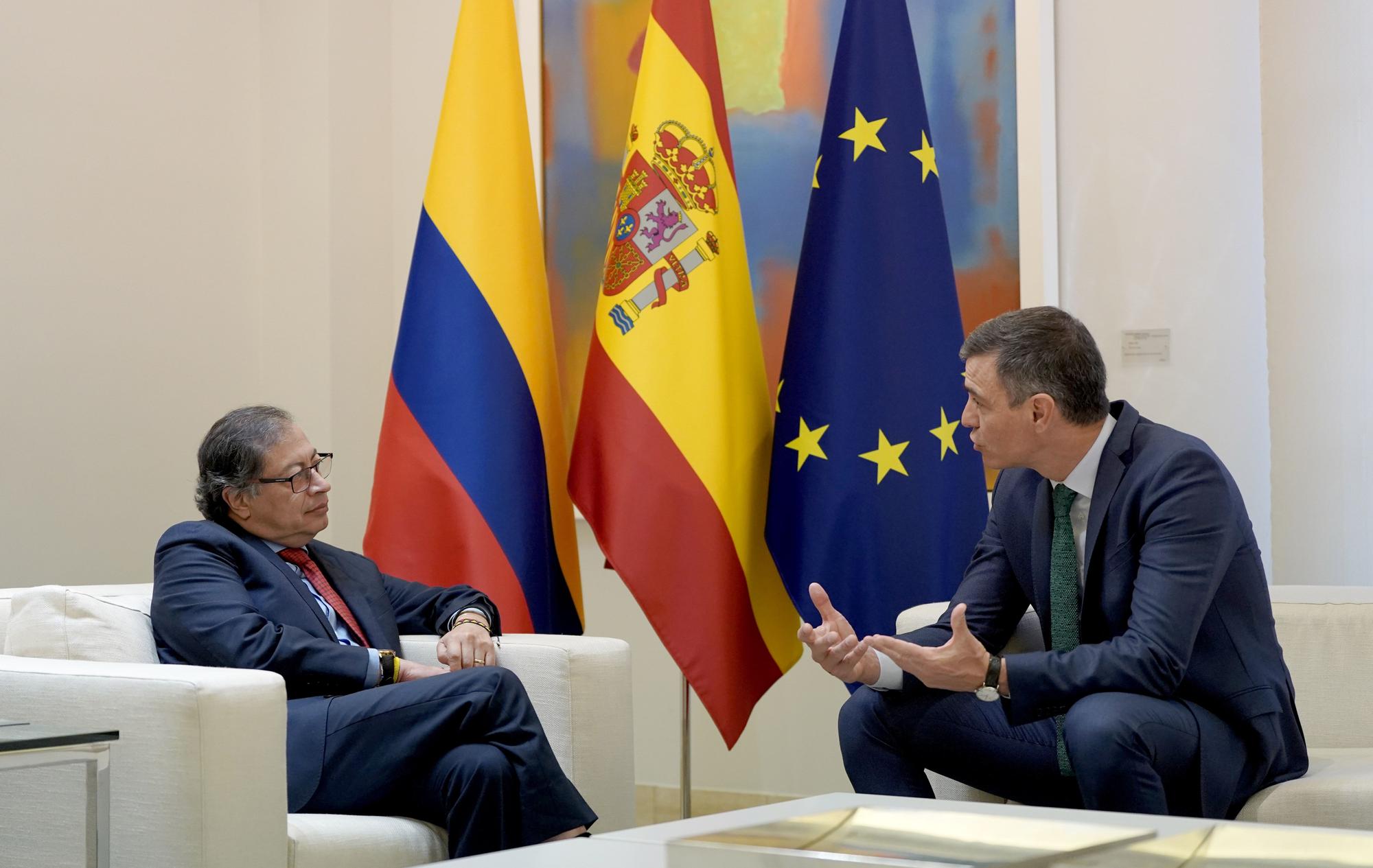 El presidente de Colombia, Gustavo Petro, en el segundo día de su visita de Estado a España