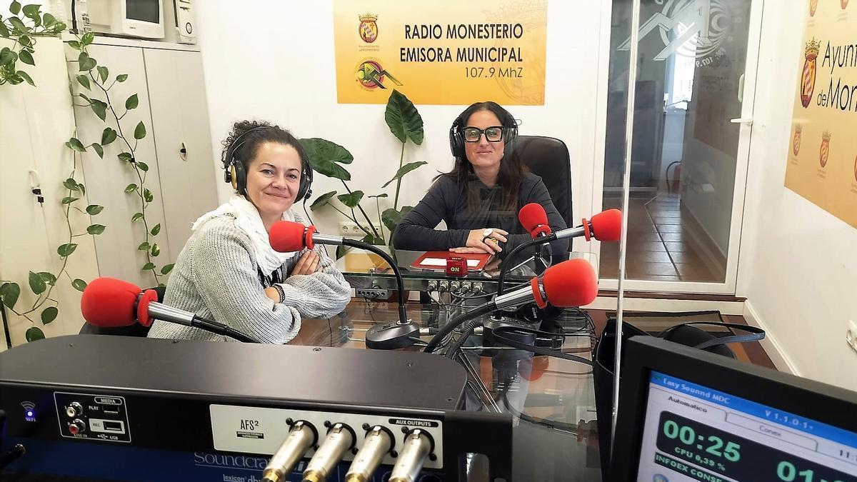Gloria Granado y Rocío Gallego, técnicas de consumo de la mancomunidad de Tentudía