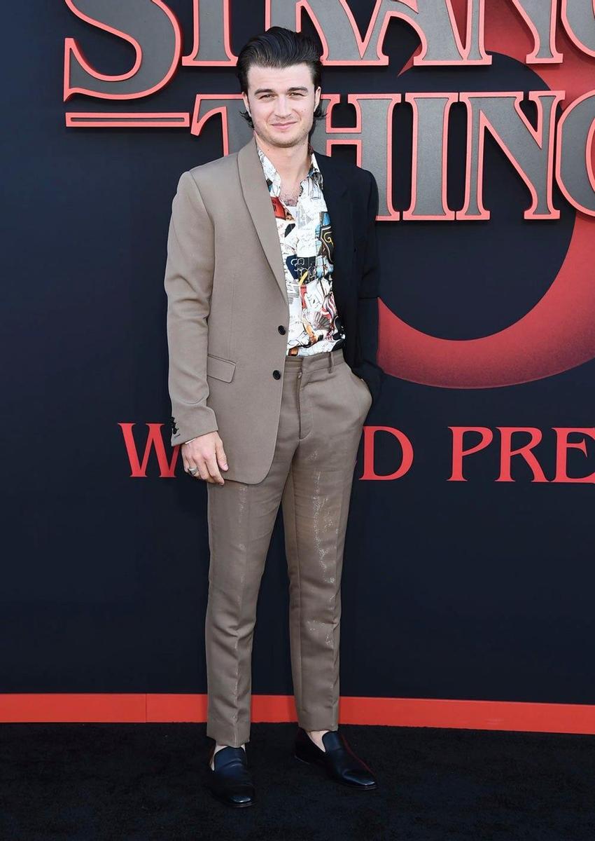 Joe Keey en el preestreno de 'Stranger Things: 3'