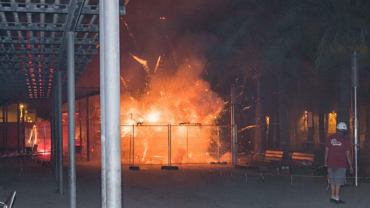 Mascletà de esta pasada noche