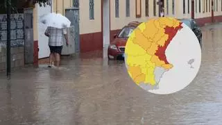 La Aemet activa el aviso rojo por lluvias a partir de las 18 h en Valencia y Castellón: hasta 250 l/m2 en 6 horas