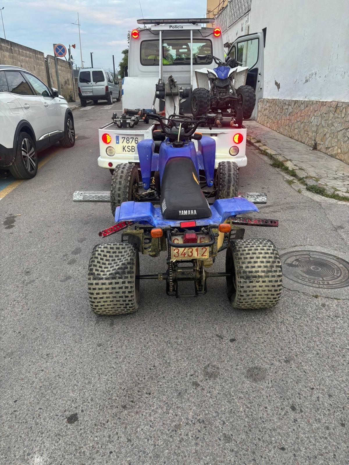Imatges del dispositiu de retirada d'objectes abandonats als barris del Culubret i Sant Joan de Figueres