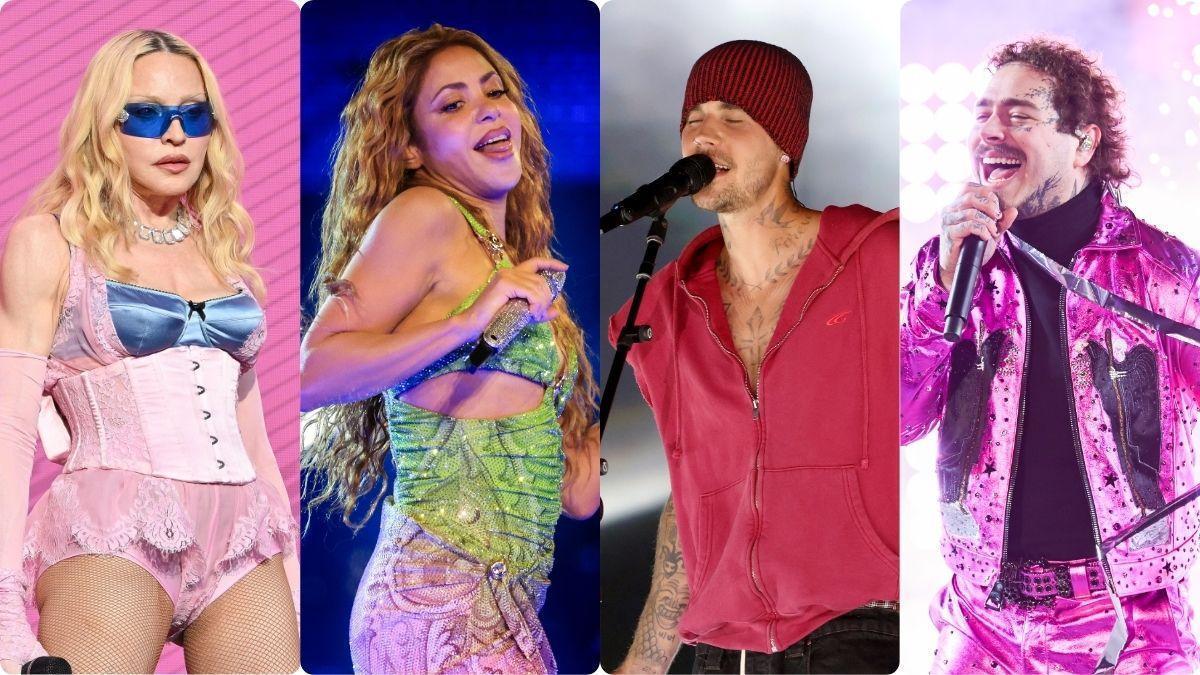 Madonna, Shakira, Justin Bieber, Post Malone... y más artistas cantarán en la Final del Mundial 2026