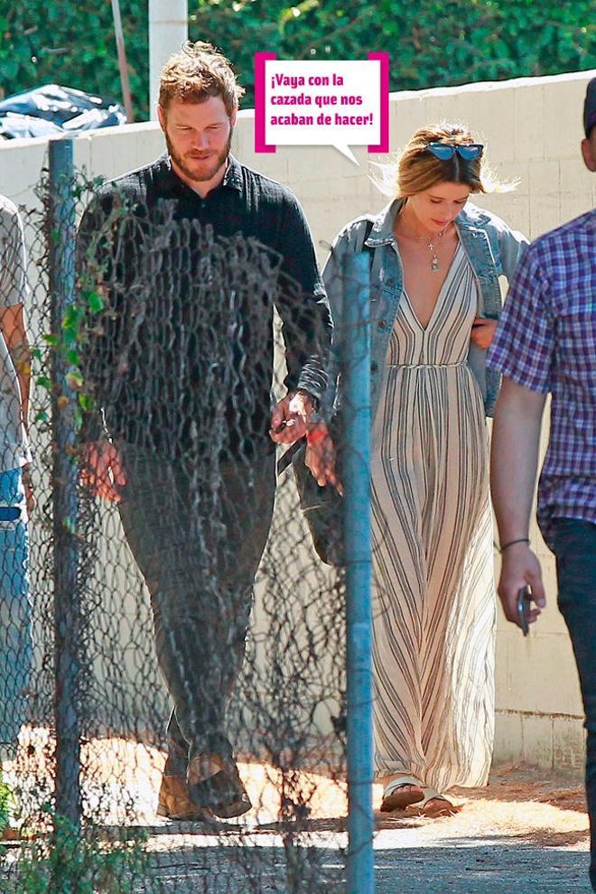 Chris Pratt y Katherine Schwarzenegger, juntos (un día entre dos)
