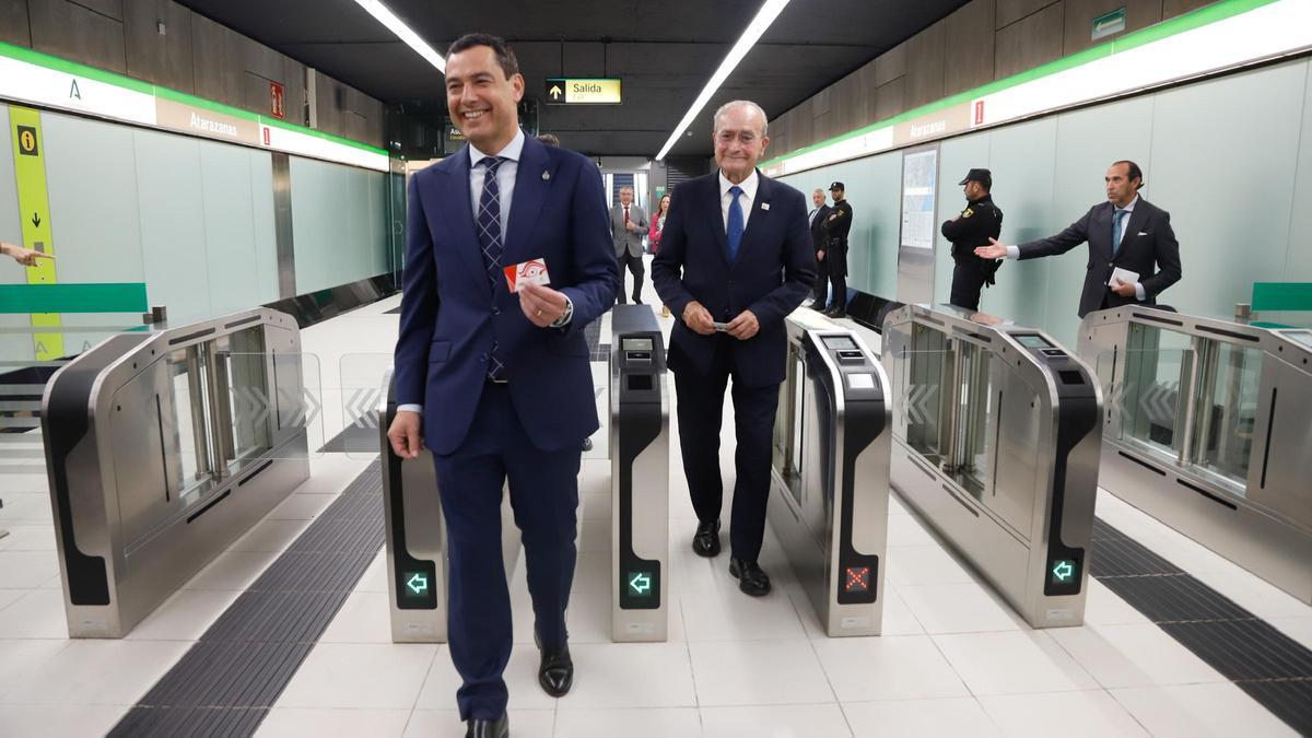 Moreno y De la Torre en la nueva estación