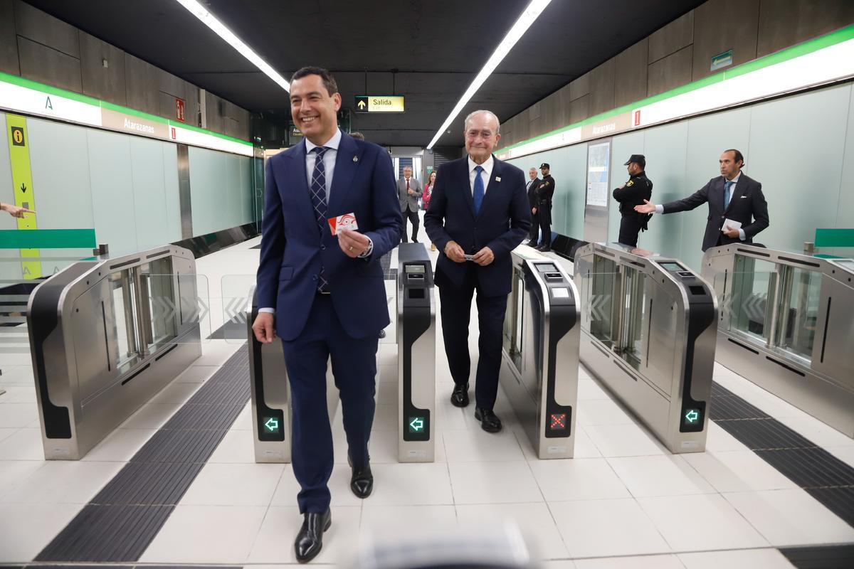 Moreno y De la Torre en la nueva estación