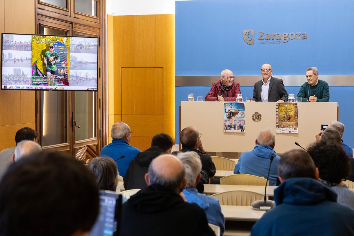 La Carrera Popular del Roscón de Zaragoza bate récord de participantes.