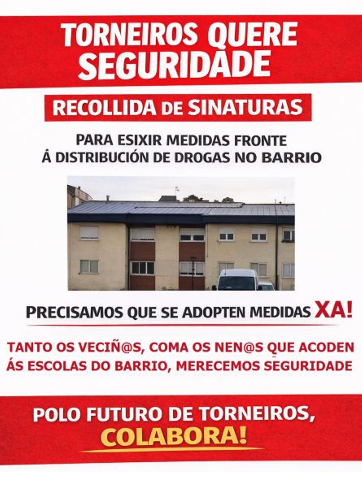 Cartel difundido por los vecinos. | D.P.