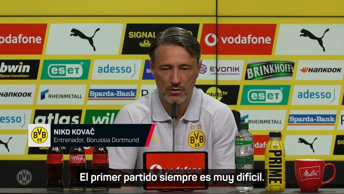 Kovac: "No veo ninguna inquietud, vamos por el buen camino"