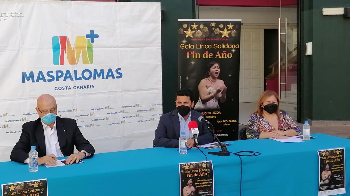 Acto de presentación de la gala.