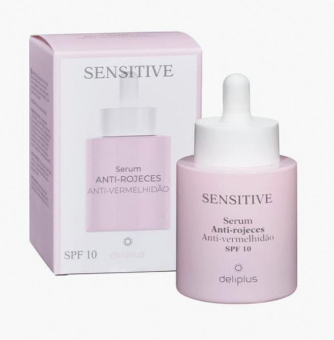 Serum facial antirojeces de Mercadona (precio: 6 euros)