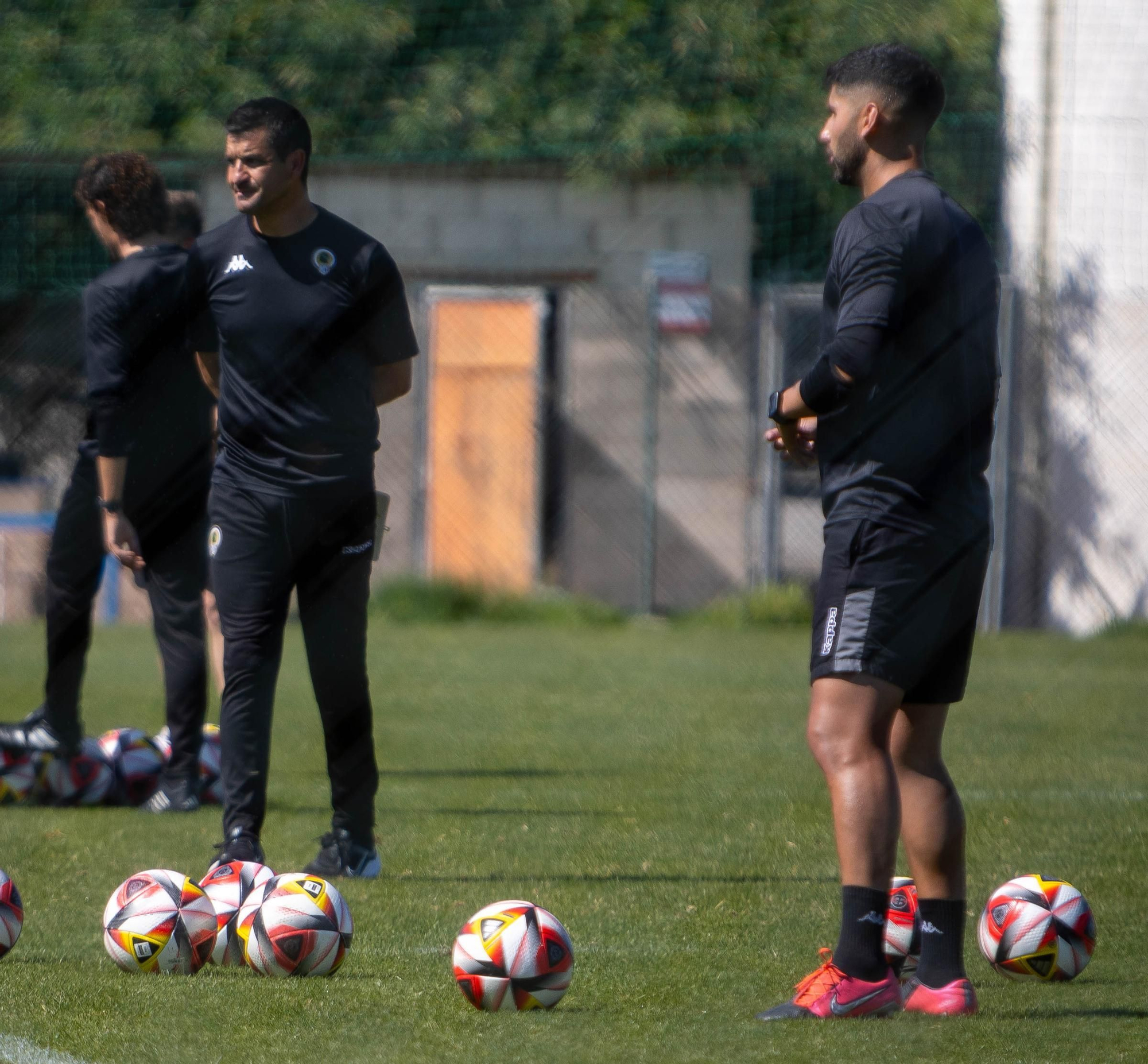 Último entrenamiento del Hércules antes de su decisivo partido por el ascenso