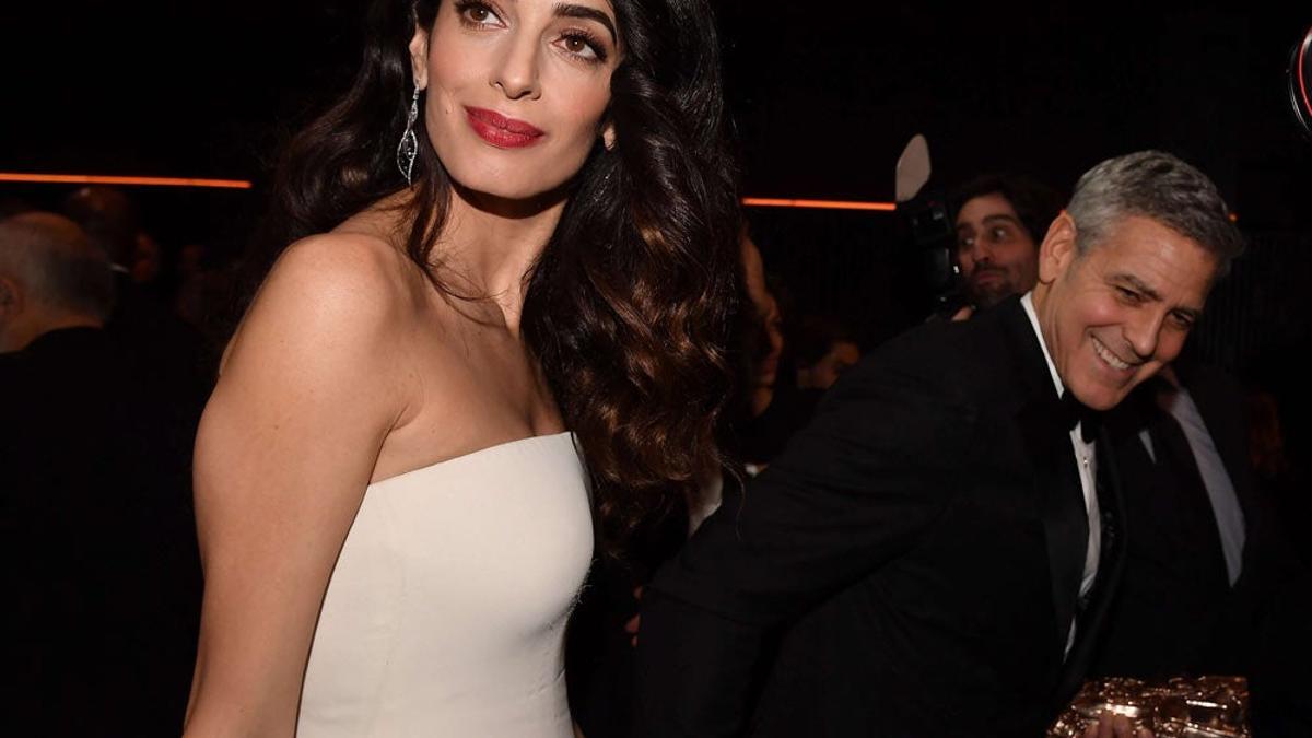 Amal Clooney y George Clooney embarazados