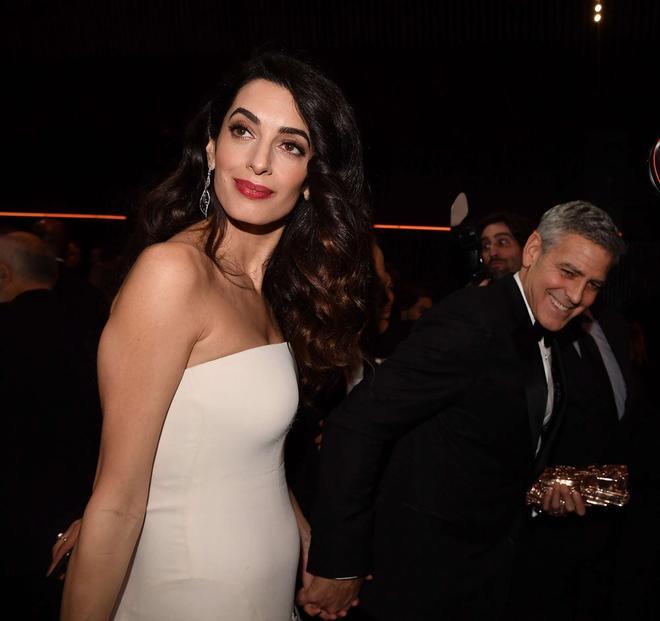 Amal Clooney y George Clooney embarazados