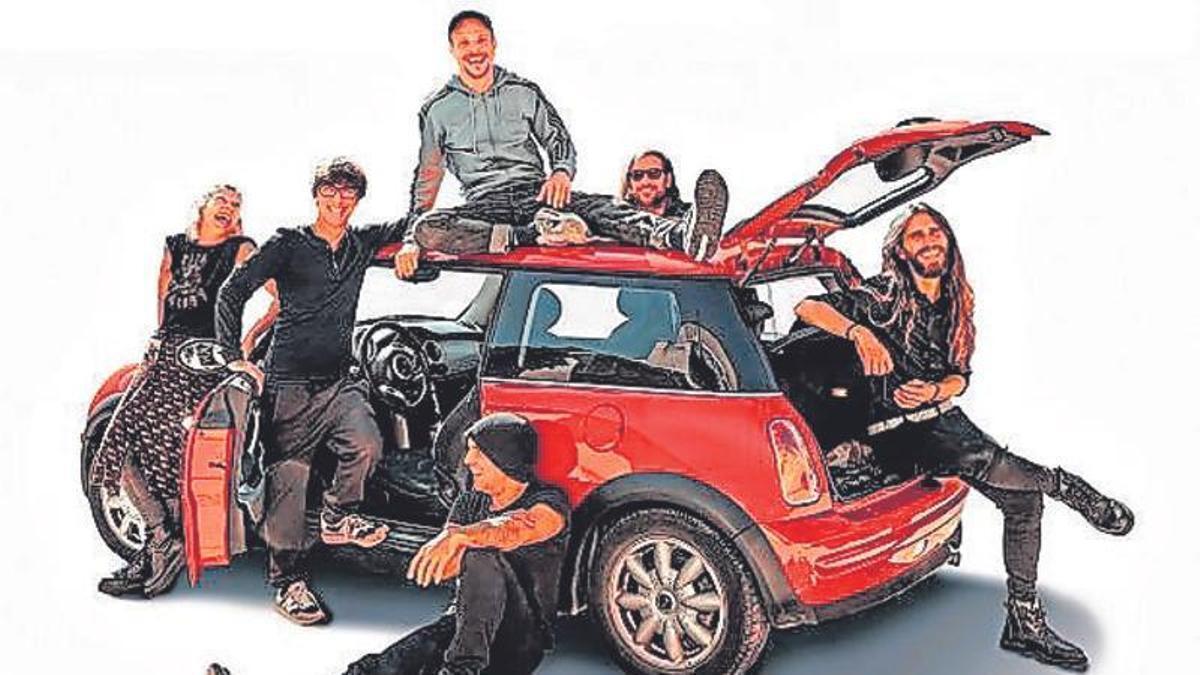 Els integrants del grup de versions Zàping