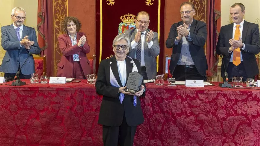 Entrega da VII edición do Premio Luis Portero Garea á Concepción Losada