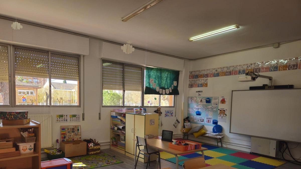 Imagen de archivo de un aula TEA preparada para la atención educativa especializada.