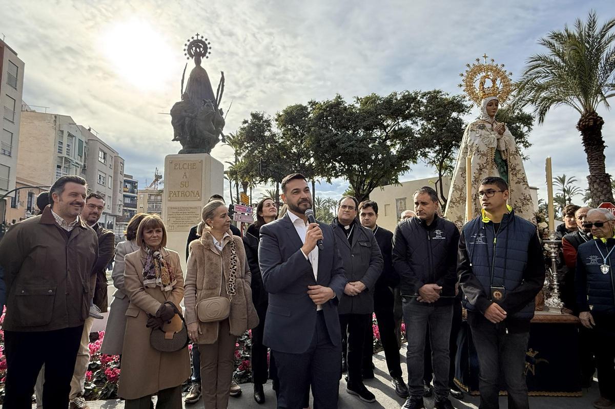 Así ha sido la salida de la patrona de Elche en romería