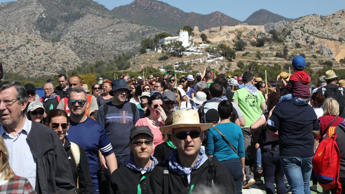 Romeria a la Magdalena en el día grande de las fiestas.