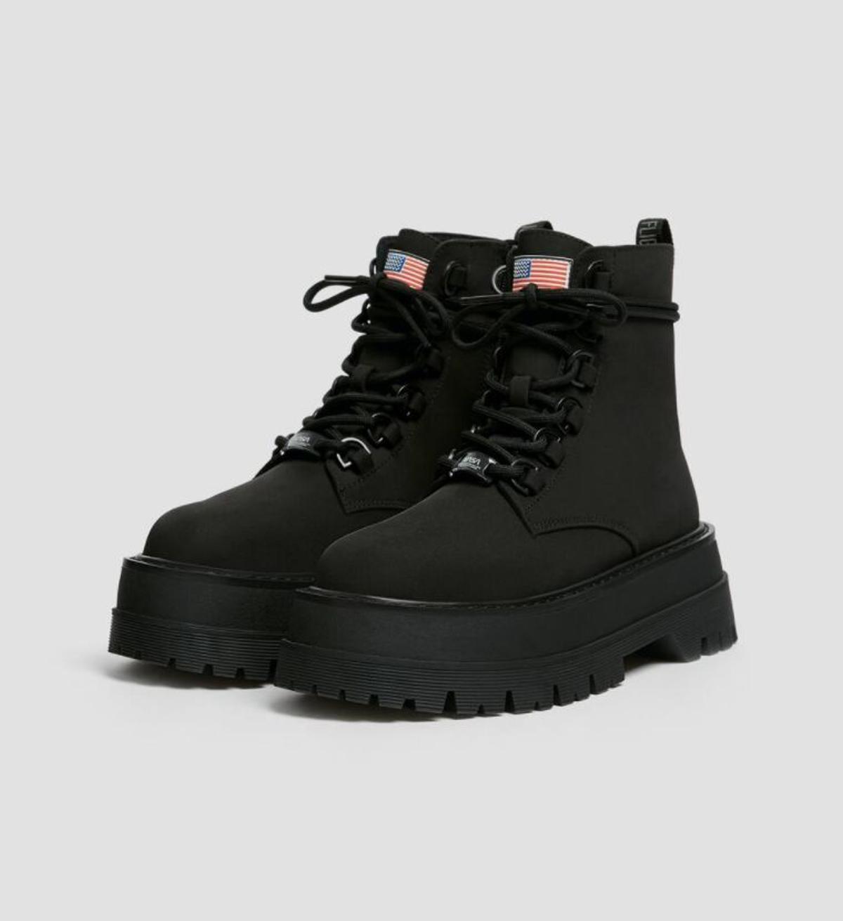 Botas negras de Pull&amp;Bear