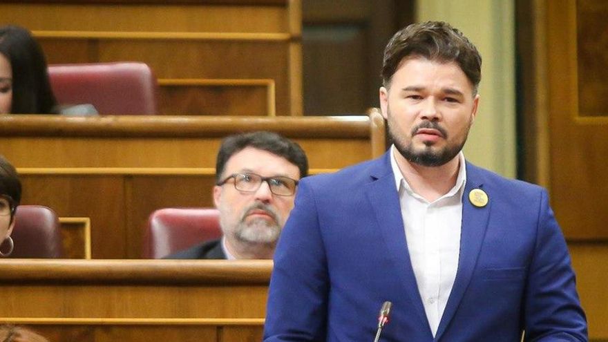 El portaveu d&#039;ERC al Congrés, Gabriel Rufián