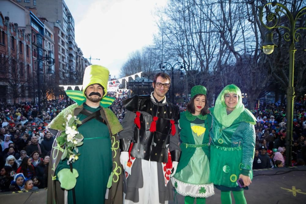 Carnaval en Gijón 2018: entrega de premios a los mejores disfraces.