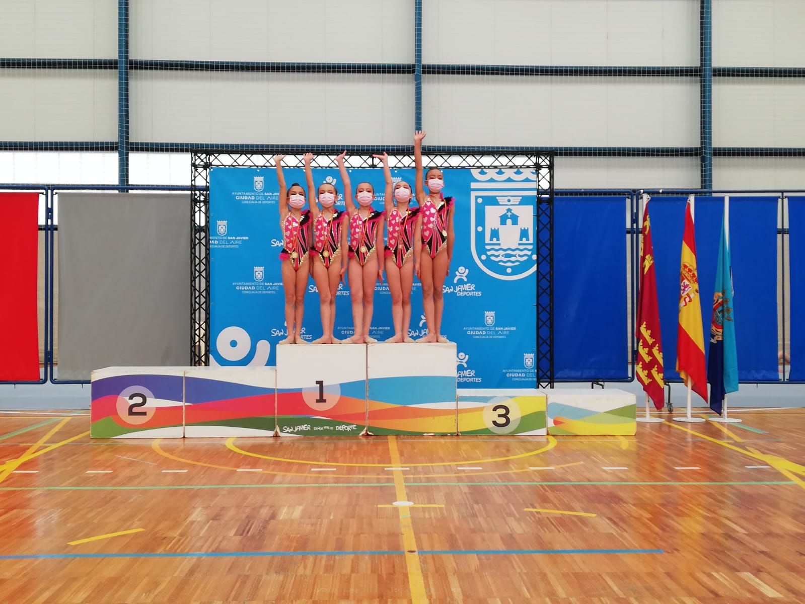 Regional de gimnasia rítmica en San Javier