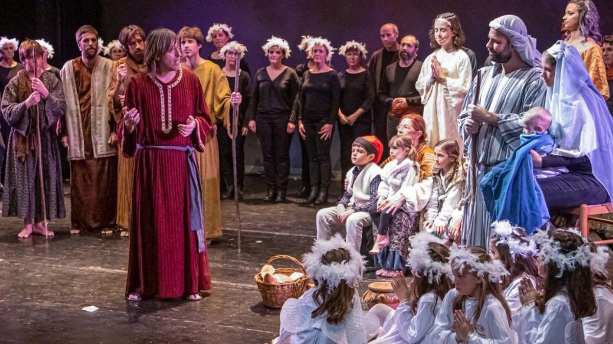 Una imatge d'una actuació dels Pastorets de Blanes