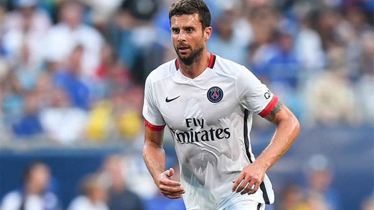 Motta, en un partido de pretemporada con el PSG