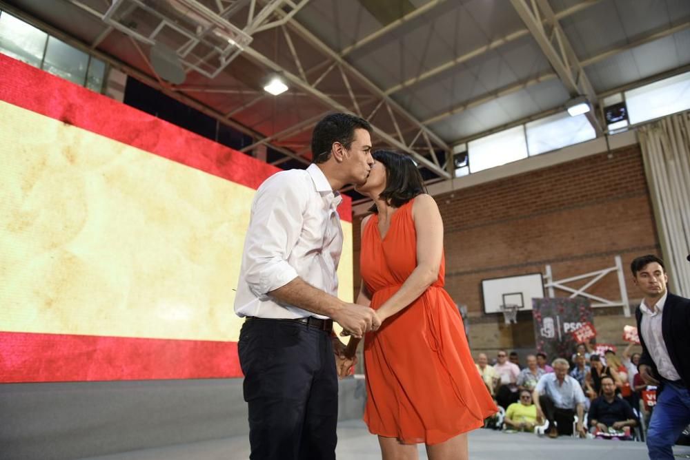 Mitin de Pedro Sánchez en Murcia