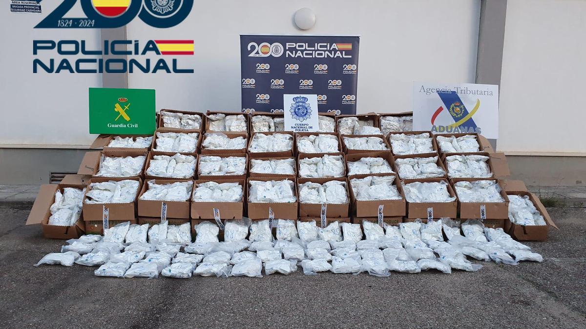 Desarticulada una organización dedicada al tráfico de cocaína a través de contenedores de fruta que operaba en Alicante