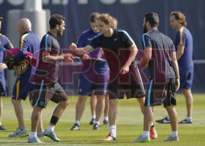 El Barça prepara el partido de Champions contra el Bayer Leverkusen