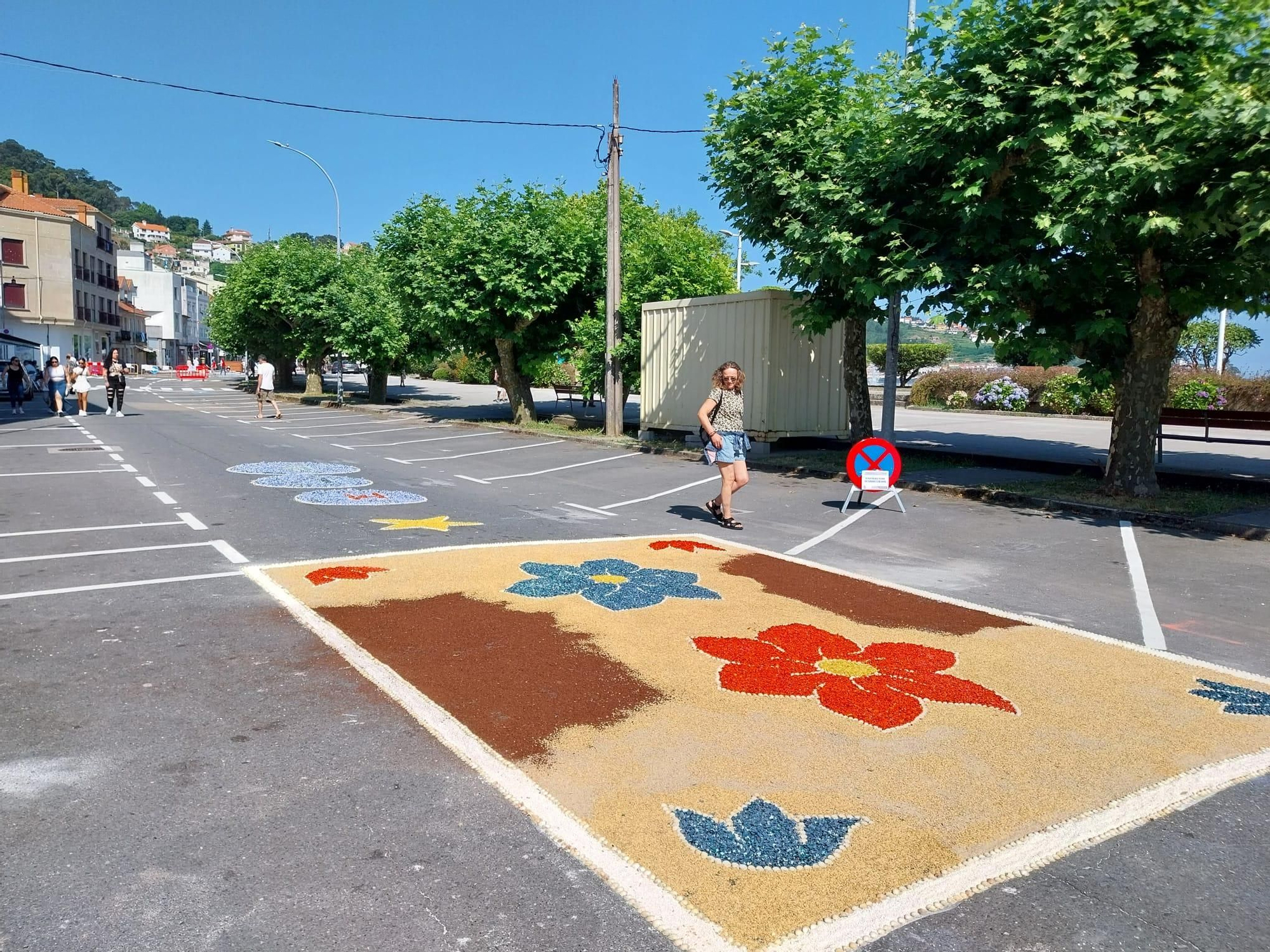 La fiesta de las alfombras florales del Corpus en Bueu (II)