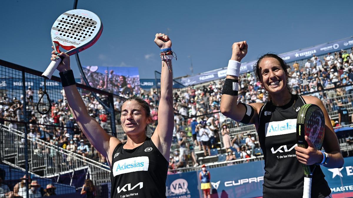 Salazar y Triay celebran su victoria en Valladolid