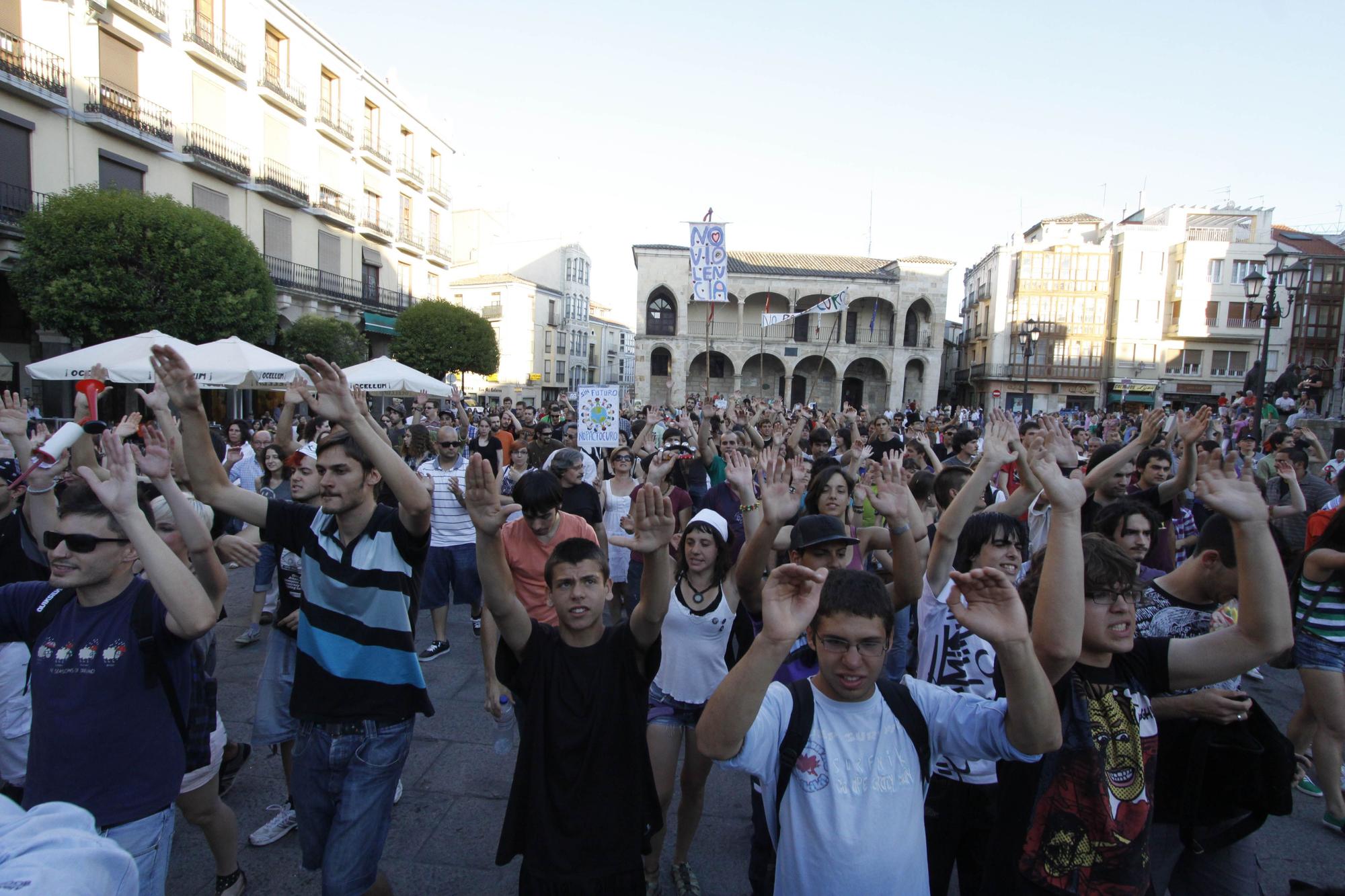 GALERÍA | El 15M en Zamora, en imágenes