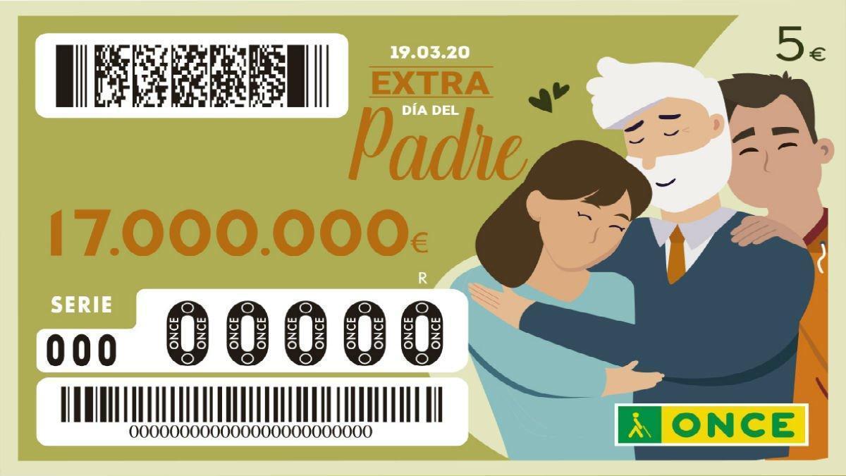 Sorteo Extra del Día del Padre de la ONCE del 2020.