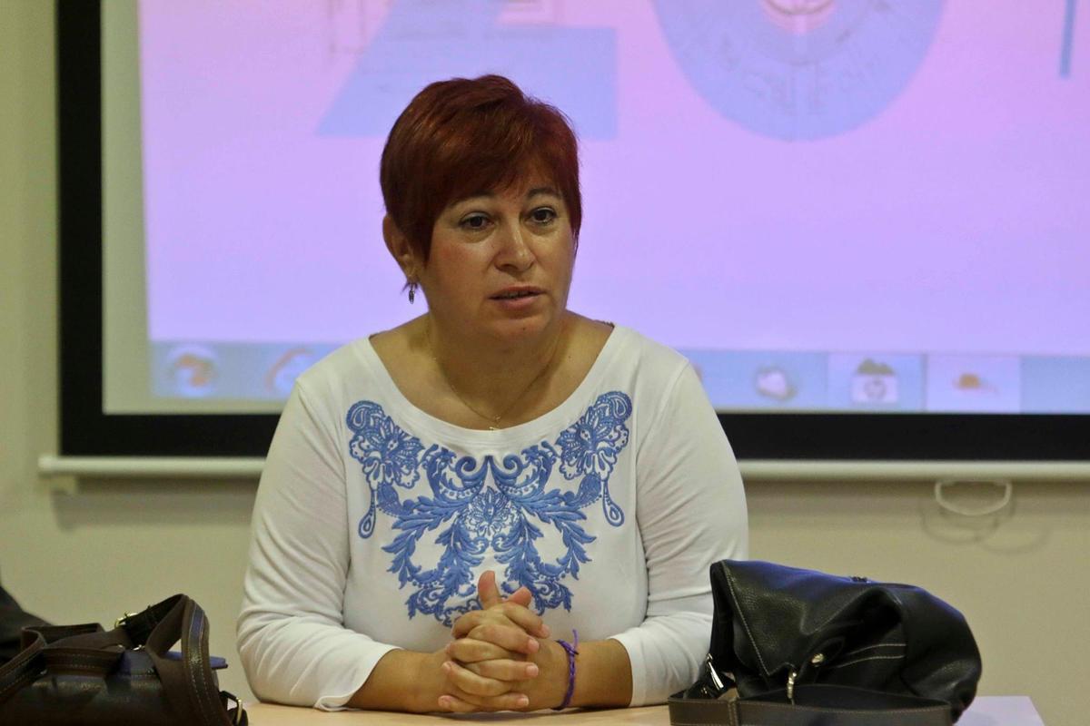 La gerente del Consorcio de la Ciudad Monumental de Mérida, en una imagen de archivo durante una comparecencia pública.