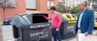 Los 630 nuevos contenedores de San Vicente: modernos, sin pedal y con puerta abatible
