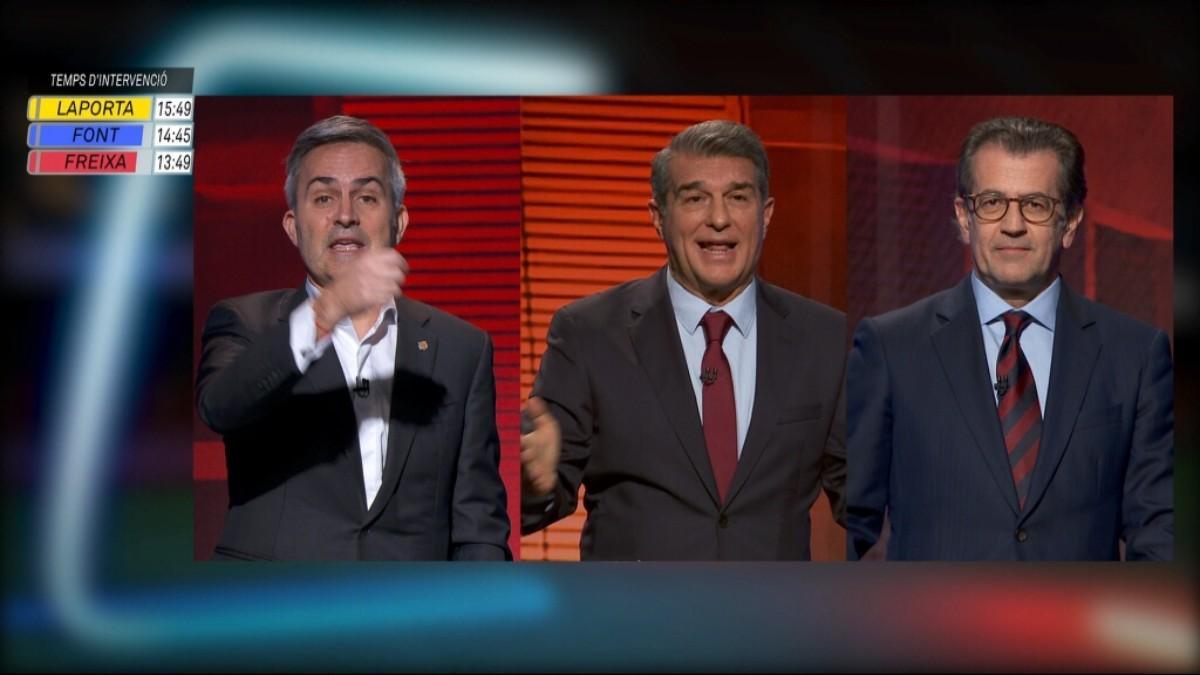 Así vivieron la remontada los tres candidatos a la presidencia desde el palco del Camp Nou
