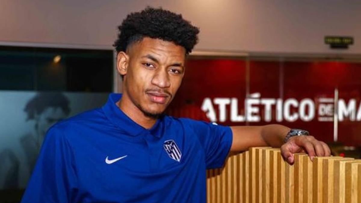 Redouane Halhal, a su llegada al Atlético de Madrid