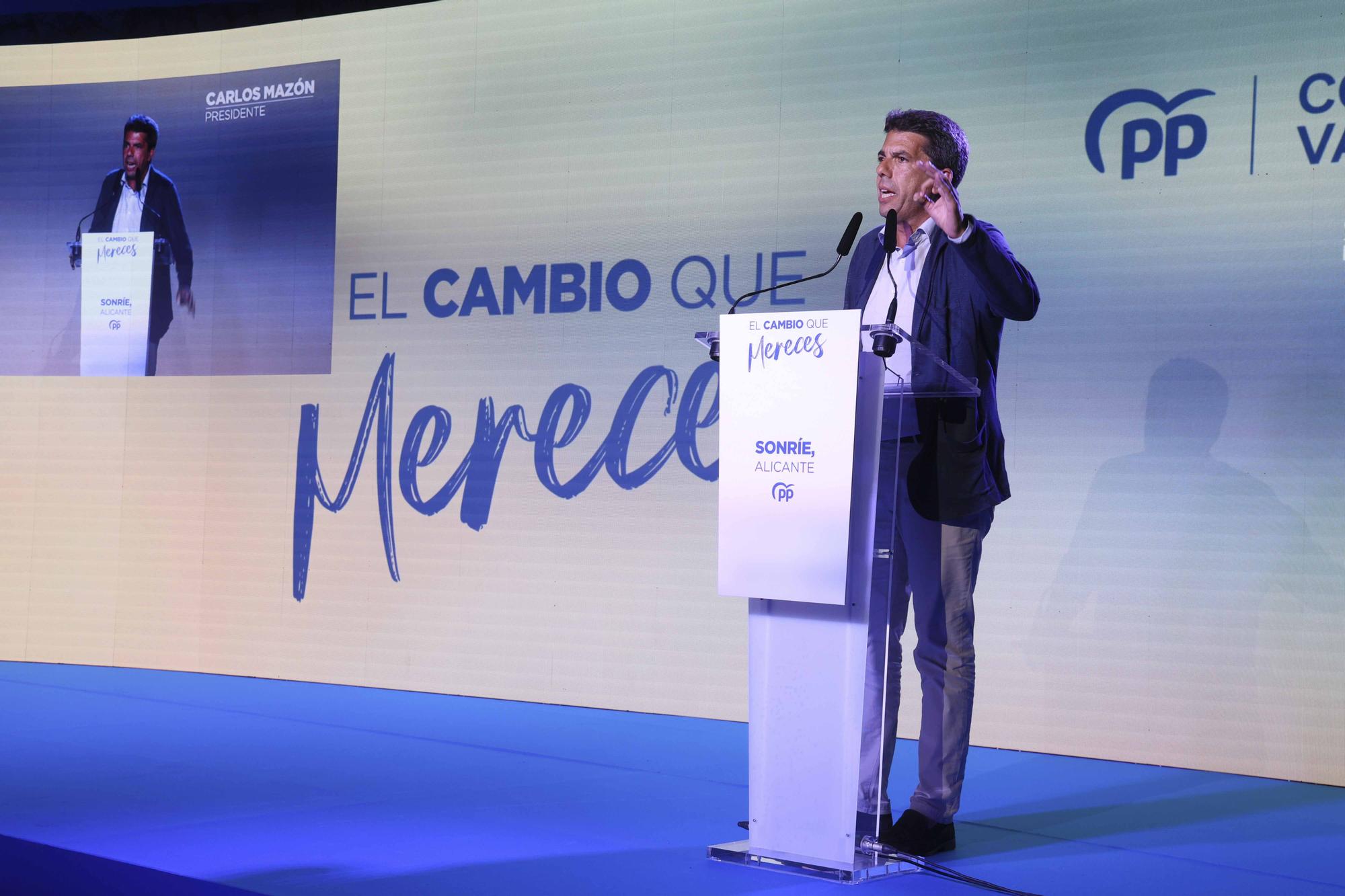 PP cierra su campaña electoral en Alicante