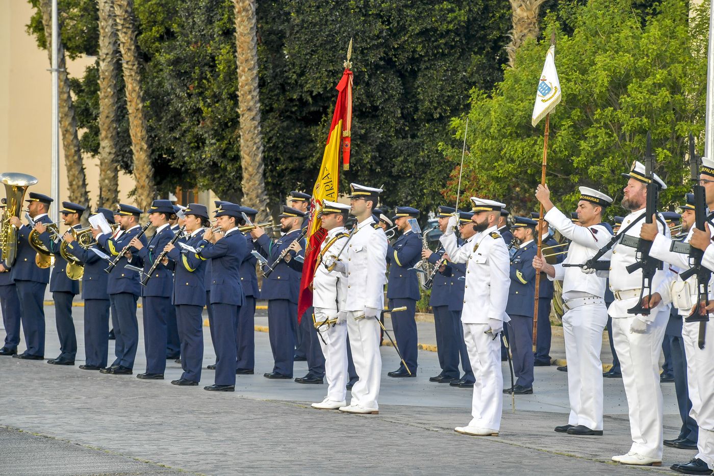 Toma de posesión de Santiago de Colsa, nuevo comandante almirante del Mando Naval de Canarias