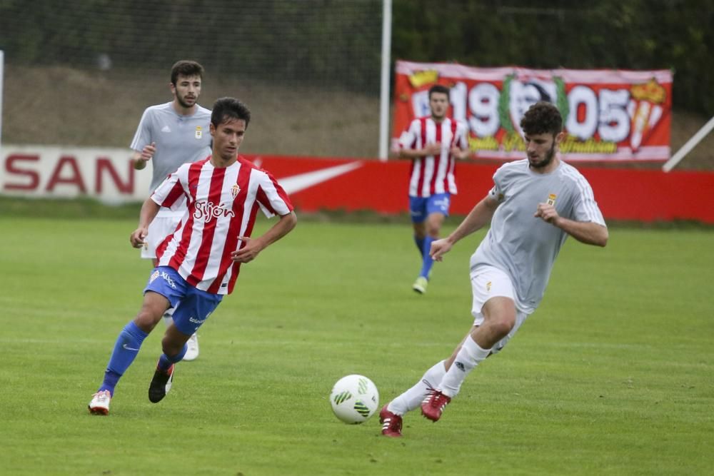 Partido de Copa Federación entre Sporting B y Oviedo B