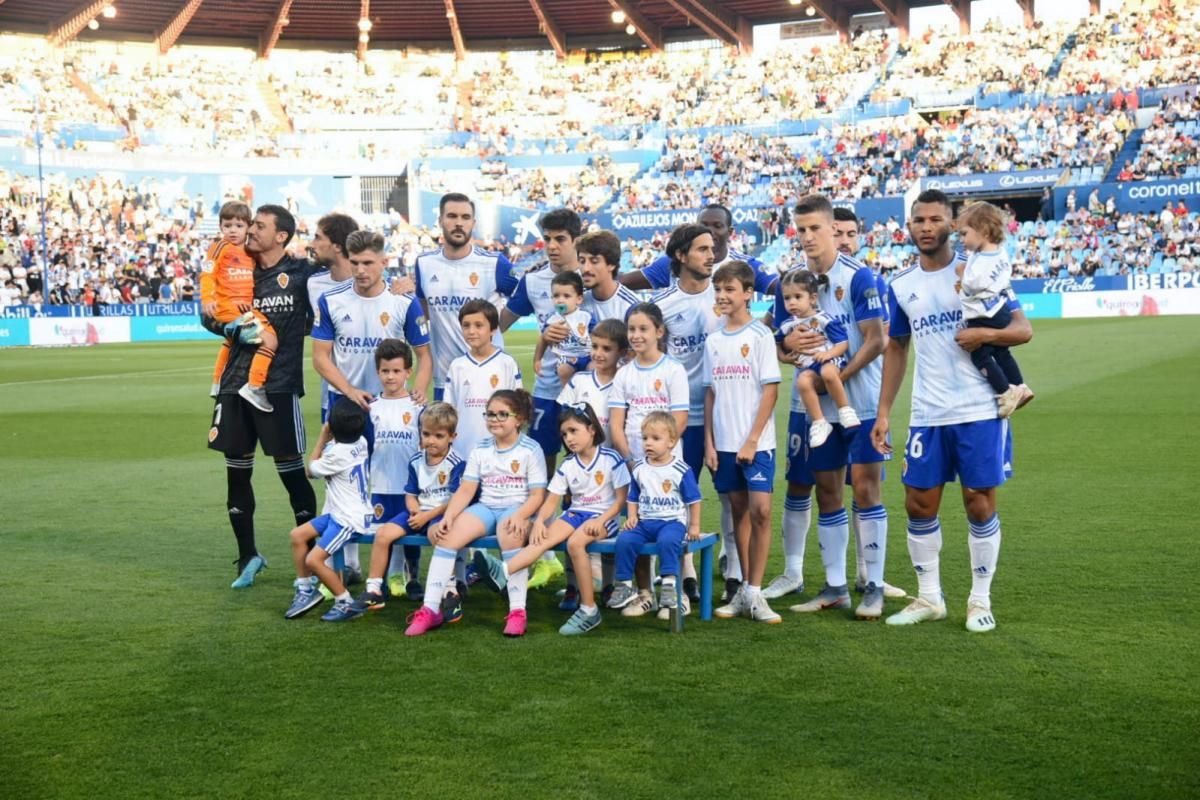 Partido del Real Zaragoza ante el Málaga