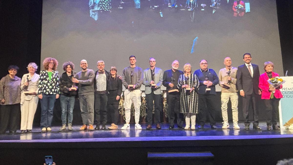 Els Premis Ciutat d'Igualada han reconegut vuit categories i dues trajectòries d’honor