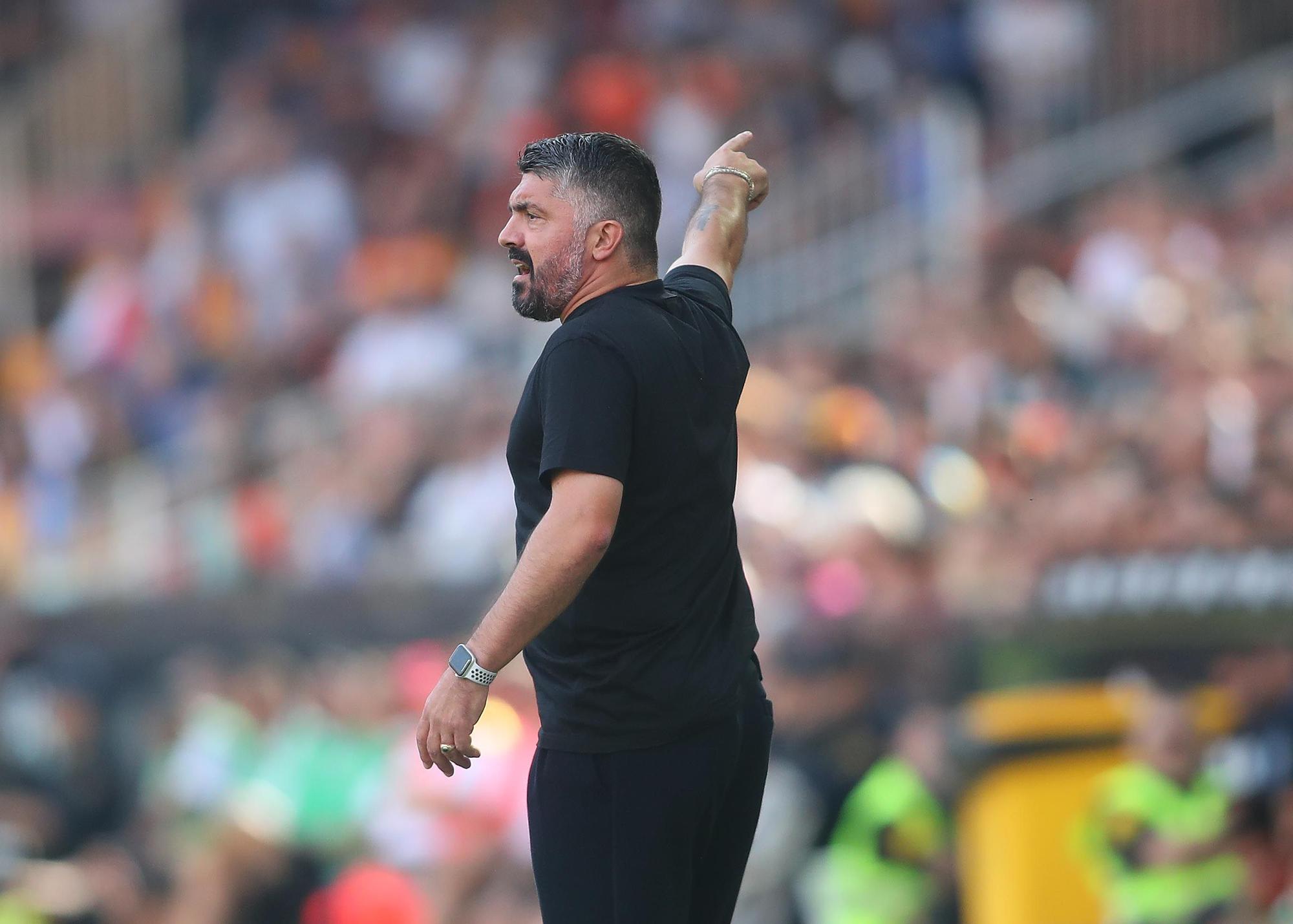 El empate entre el Valencia CF y el Elche en Mestalla, foto a foto