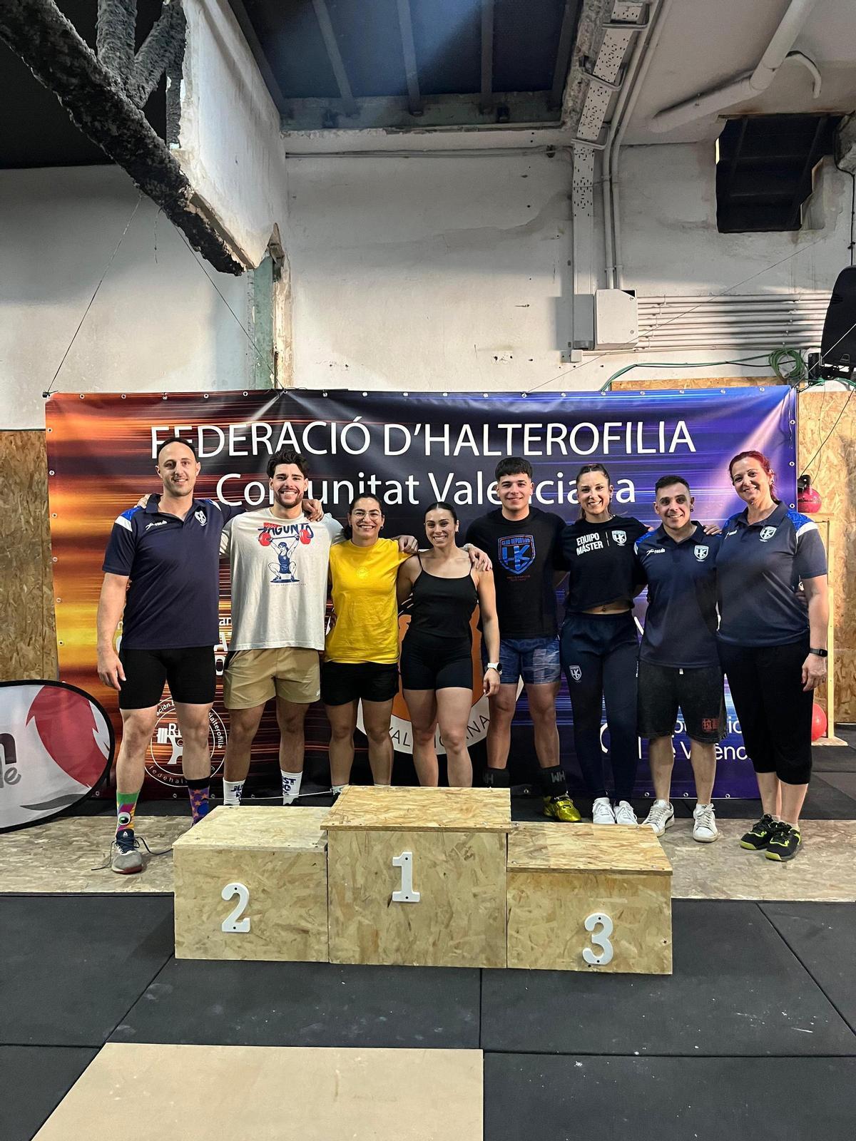 Atletas y entrenadores Halterofilia