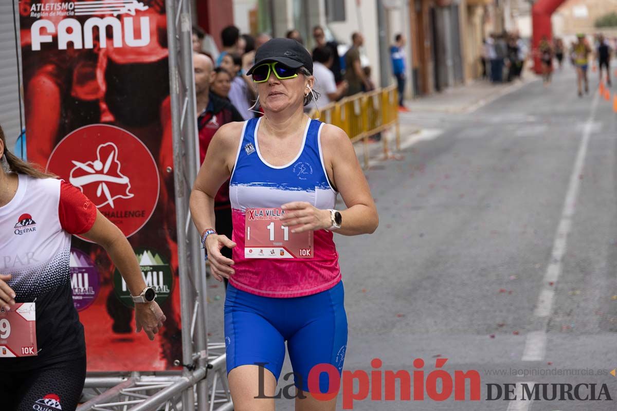 Carrera Popular Urbana y de la Mujer de Moratalla ‘La Villa, premio Marín Giménez (línea de meta)