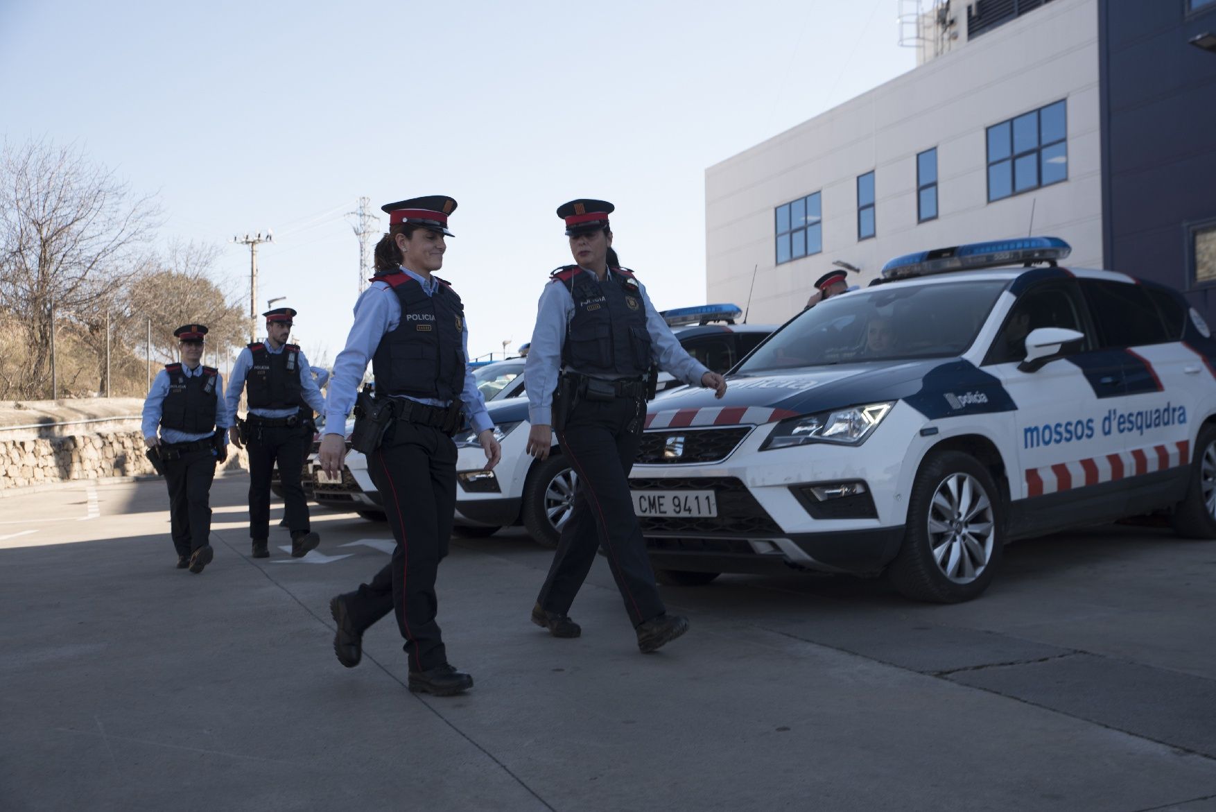 Les imatges de la presentació del nou uniforme de Mossos a Manresa